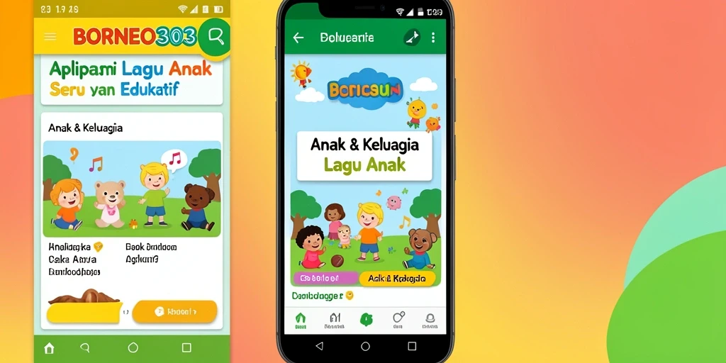Tampilan antarmuka BORNEO303 yang user-friendly untuk anak-anak.