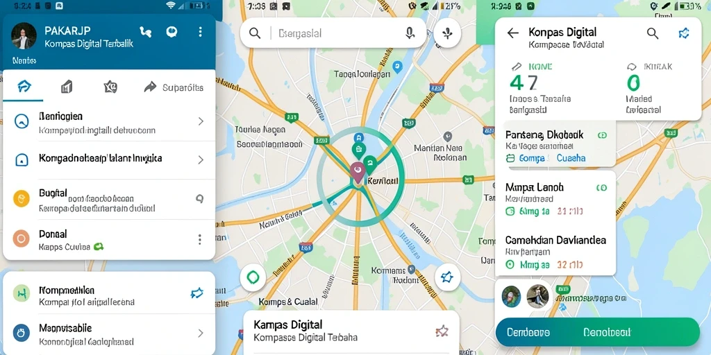 Antarmuka pengguna PAKARJP yang intuitif dan informatif.