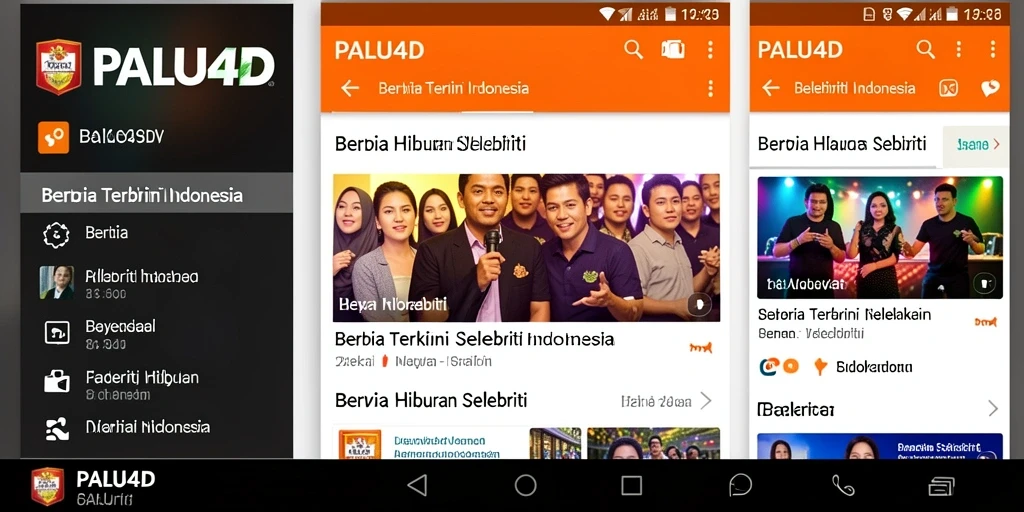 Antarmuka aplikasi PALU4D yang menarik dan informatif.