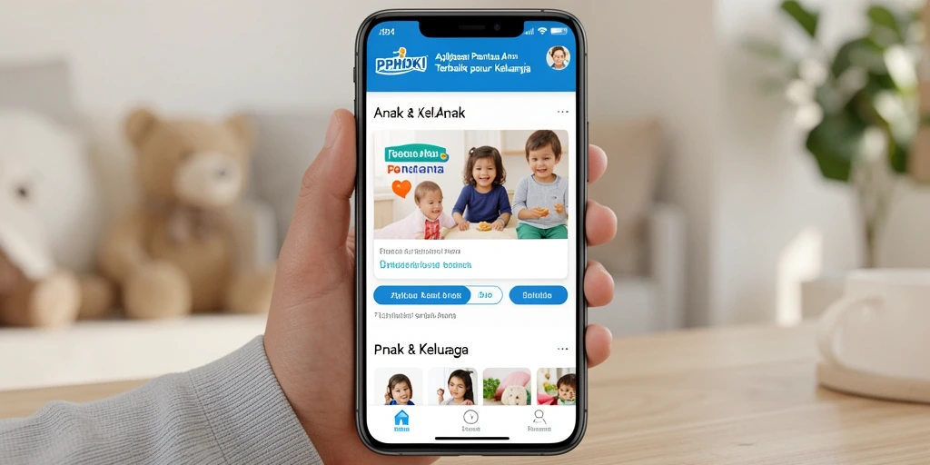 Antarmuka PPHOKI yang sederhana dan efektif untuk memantau aktivitas anak.