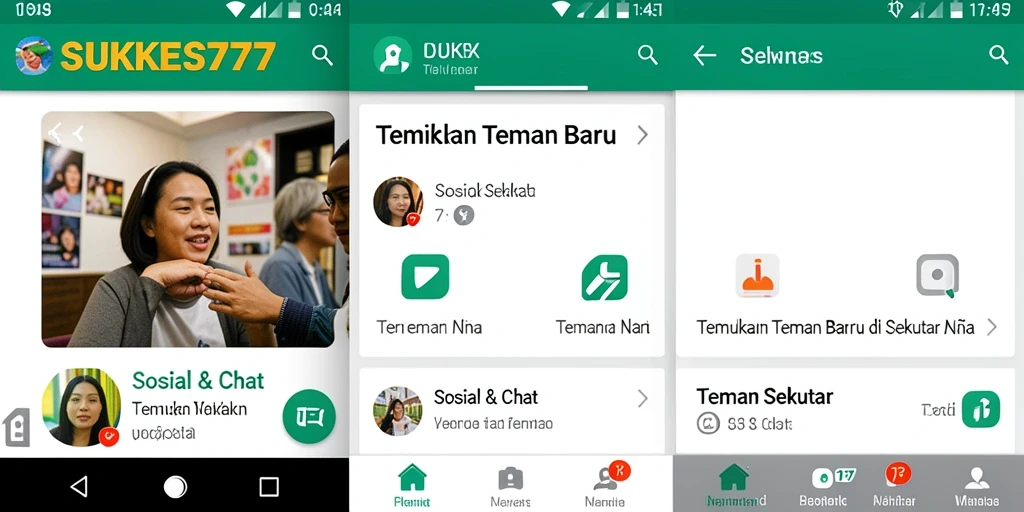 Antarmuka aplikasi SUKSES777 yang menarik dan fungsional.